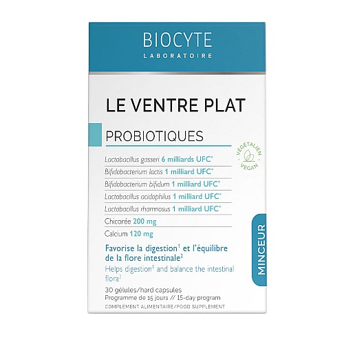 Пробиотици за храносмилателен комфорт BIOCYTE Le Ventre Plat 30бр