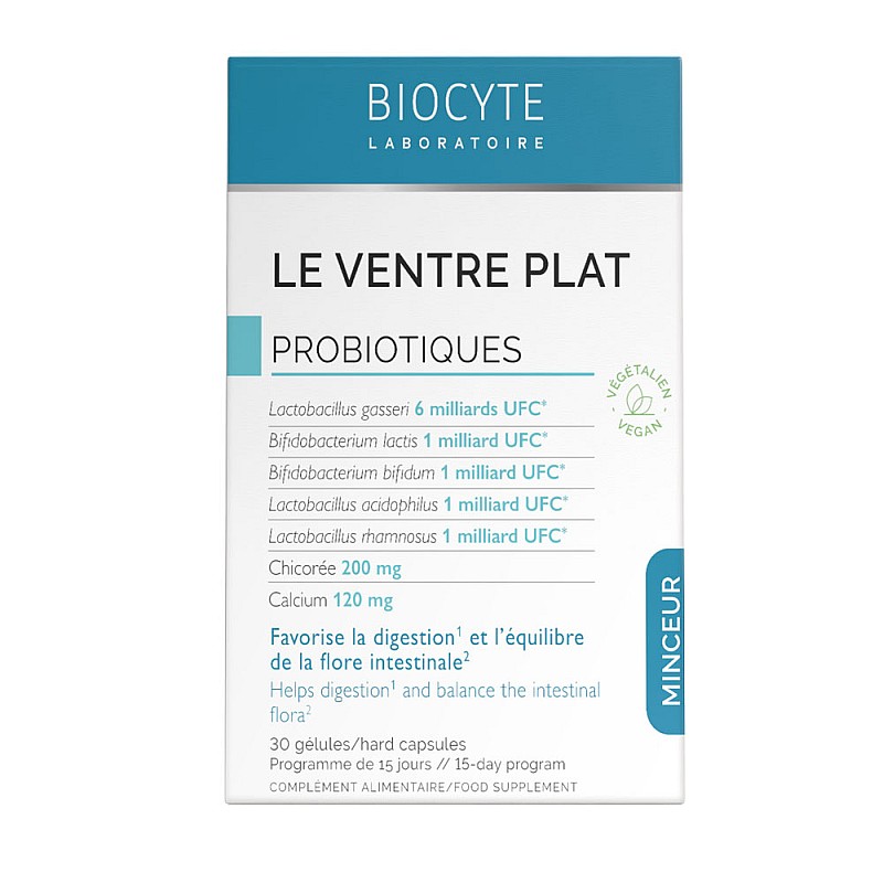 Пробиотици за храносмилателен комфорт BIOCYTE Le Ventre Plat 30бр