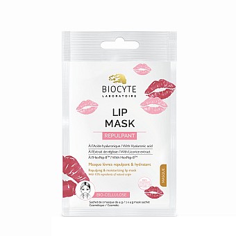 Биоцелулозна маска за устни с хиалуронова киселина BIOCYTE Lip Mask 4g