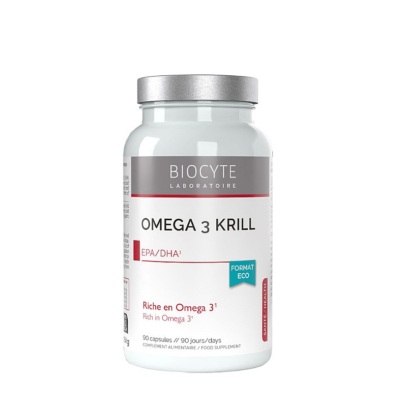 Омега 3 масло от антарктически крил с EPA и DHA BIOCYTE Omega 3 Krill 90бр