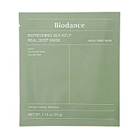Освежаваща маска с водорасли Biodance Refreshing Sea Kelp Real Deep Mask 1pcs