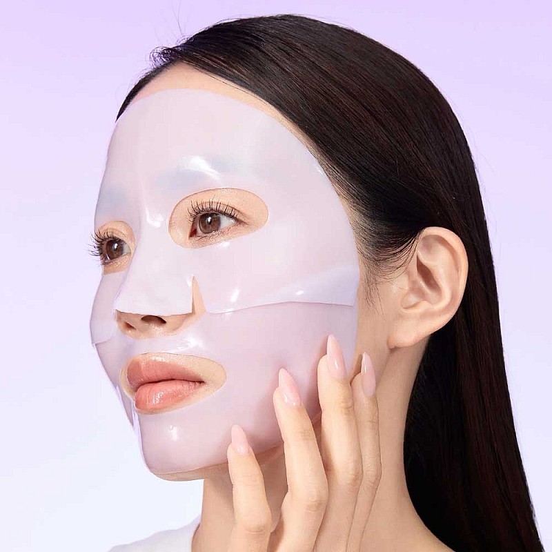 Шийт маска с хайвер за стъклен блясък и хидратация Biodance Caviar PDRN Real Deep Mask