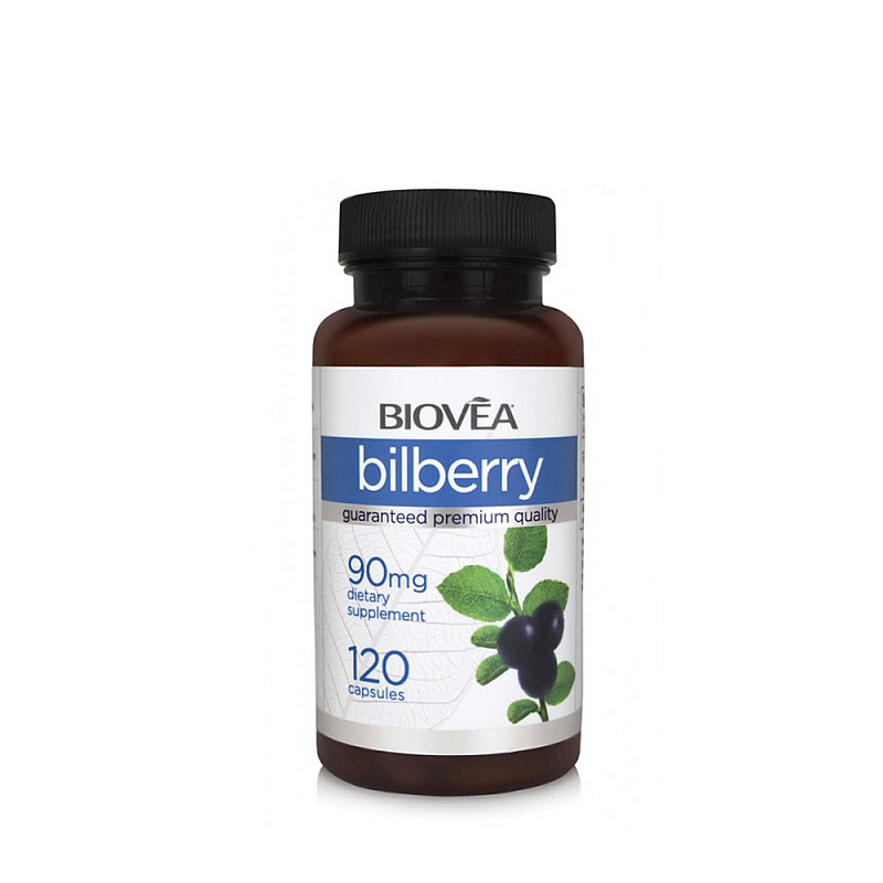 Подобрява зрението Biovea Bilberry 120 капсули