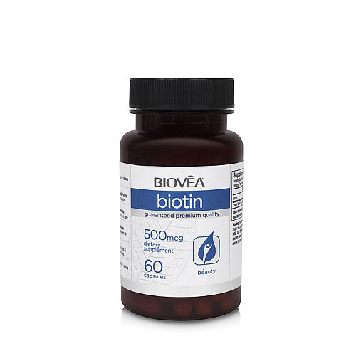 Биотин за коса, кожа и нокти Biovea Biotin 500mg