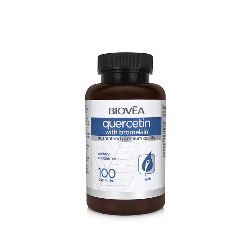 За имунната система Biovea Quercetin With Bromelain 100 капсули