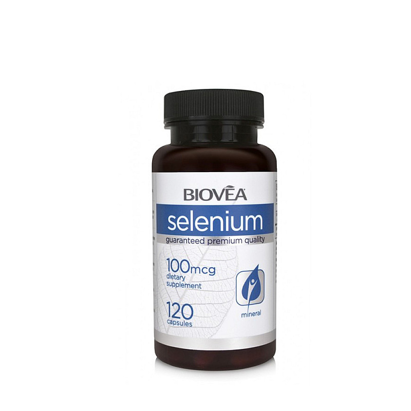 Селен за сърцето и мозъка Biovea Selenium 100mcg