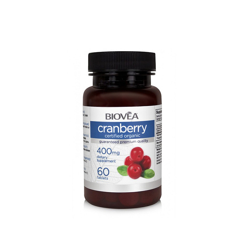 Червена боровинка (органична) Biovea Cranrerry 400mg