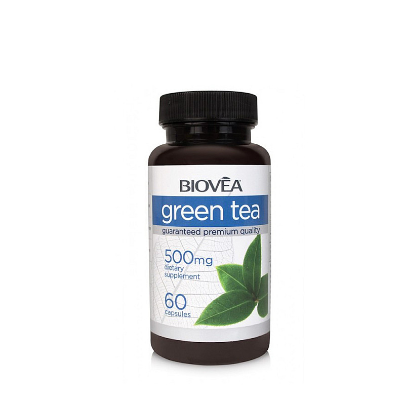 Зелен чай за енергия и тонус Biovea Green Tea 500mg