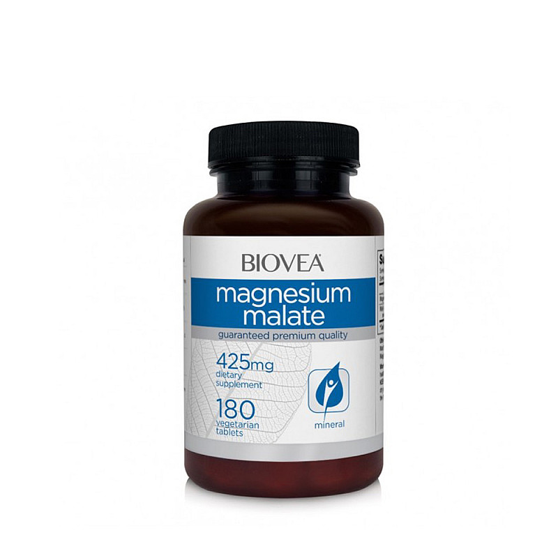 Пречиства токсините Biovea Magnesium Malate 450mg