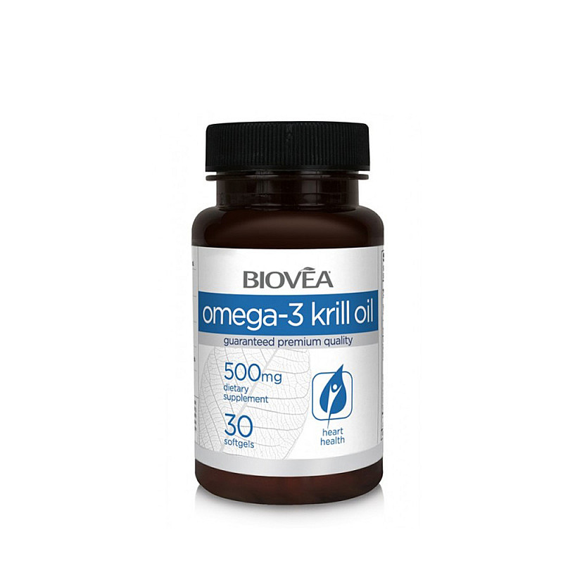 Мощен антиоксидант Biovea Omega-3 Krill Oil 500mg