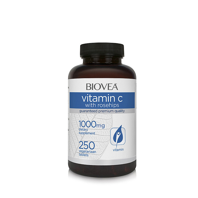 Витами С Biovea Vitamin C whith Rose Hips 1000mg