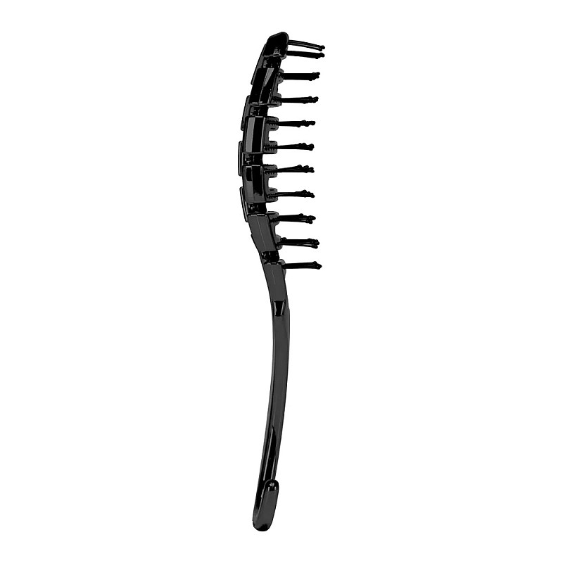 Четка за коса супер гъвкава Черна P-1032 Brush Black