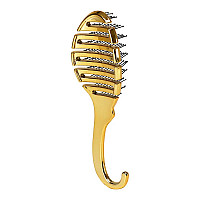 Четка за коса супер гъвкава Златна P-1032 Brush Gold