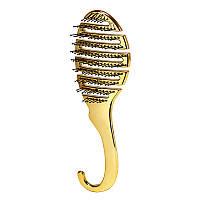 Четка за коса супер гъвкава Златна P-1032 Brush Gold