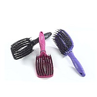 Четка за коса с глигански косъм Original Vented Brush Purple