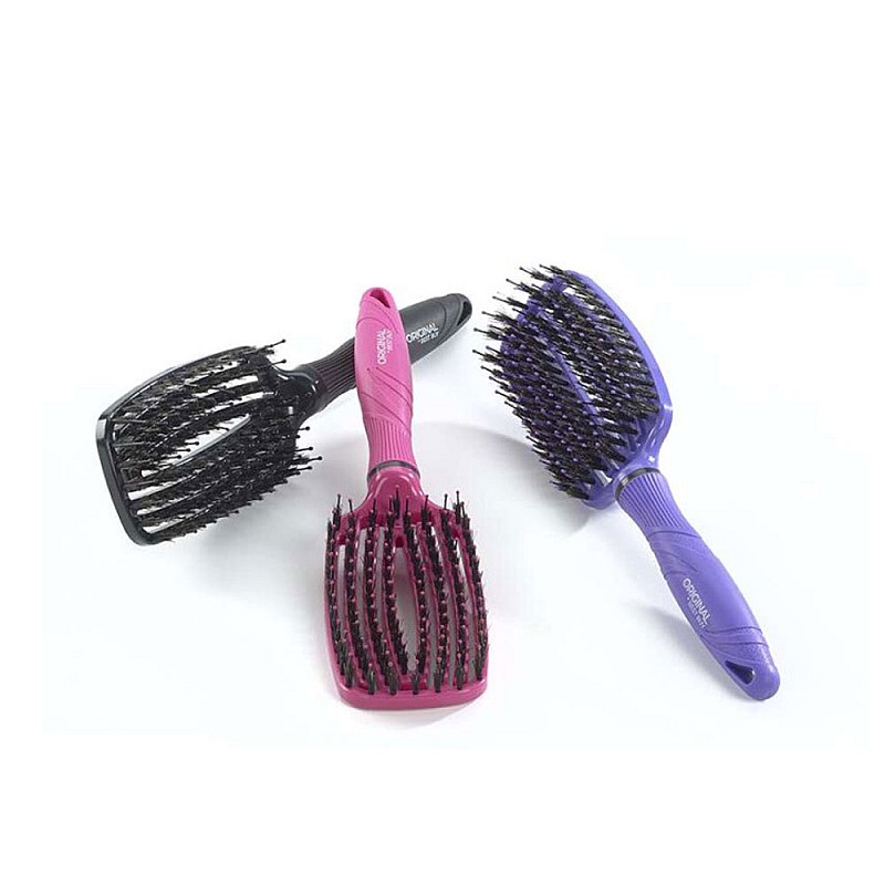 Четка за коса с глигански косъм Original Vented Brush Purple