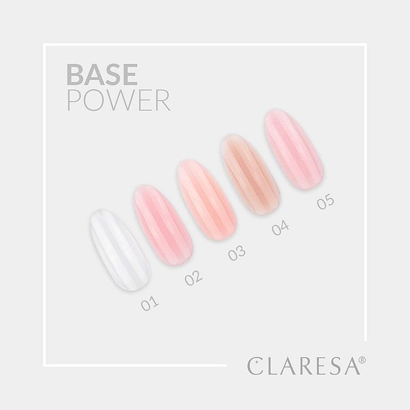 Основа за гел лак CLARESA POWER BASE 1 5g