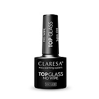 Топ гел лак без лепкав слой CLARESA Glass 5g