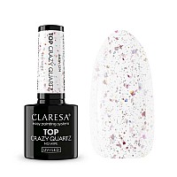 Топ гел лак кварцови частици без лепкав слой CLARESA Crazy Quartz 5g