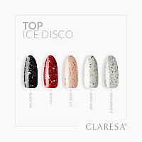 Топ лак с частици без лепкав слой CLARESA Top Ice Disco 5g