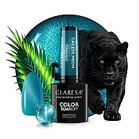 Гел лак котешко око неон тюркоаз CLARESA Cat Eye Neon Turquoise 5g