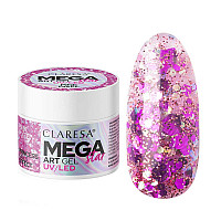 Гел за декорации Claresa Megastar Pink Pixel 10g