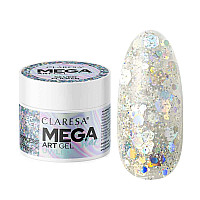 Гел за декорации Claresa Megastar Silver Flicker 10g