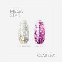 Гел за декорации Claresa Megastar Silver Flicker 10g