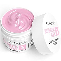 Изграждащ каучуков гел студено розово 3 Claresa Rubber Gel 90g