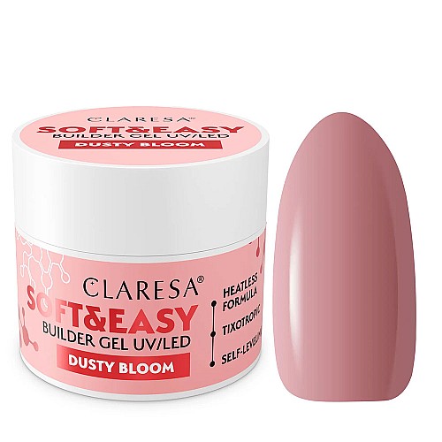 Изграждащ гел Claresa Soft and Easy Dusty Bloom 12g