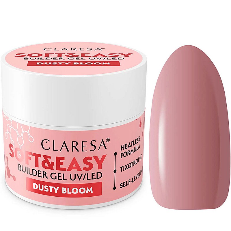 Изграждащ гел Claresa Soft and Easy Dusty Bloom 45g