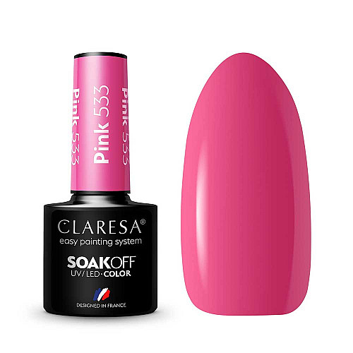 Гел лак CLARESA 533 Pink 5g