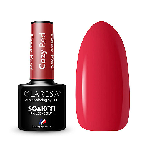 Гел лак CLARESA Cozy Red 5g