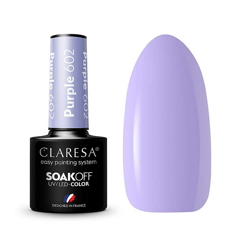 Гел лак CLARESA 602 Purple 5g