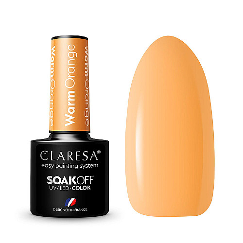 Гел лак CLARESA Warm Orange 5g