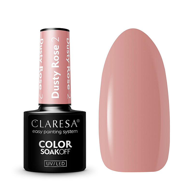 Гел лак CLARESA 2 Dusty Rose 5g