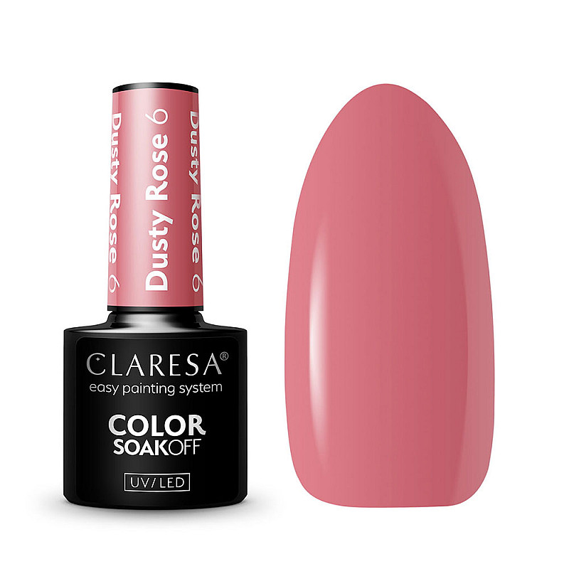 Гел лак CLARESA 6 Dusty Rose 5g