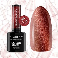 Гел лак котешко око кафяво CLARESA Alchemy Cat Eye Brown 5g