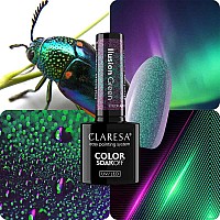 Гел лак илюзия зелено CLARESA Alchemy Ilusion Green 5g
