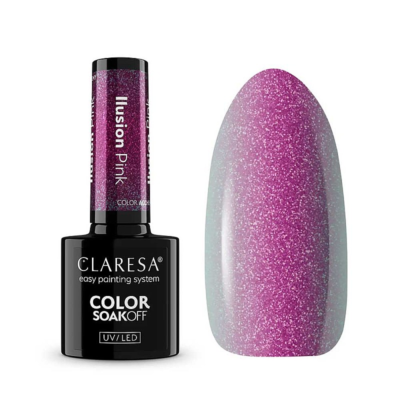 Гел лак илюзия розов CLARESA Alchemy Ilusion Pink 5g
