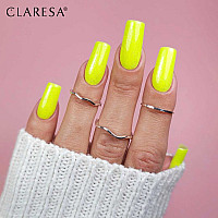 Гел лак неон жълто Claresa 1 Funky Disco Yellow Groove 5g   