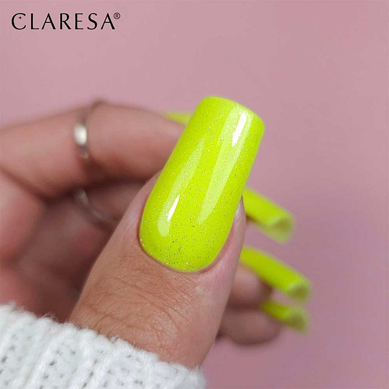 Гел лак неон жълто Claresa 1 Funky Disco Yellow Groove 5g   