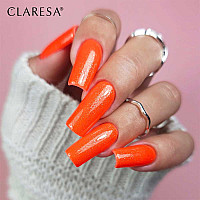 Гел лак неон оранжево Claresa 2 Funky Disco Orange Pop 5g   