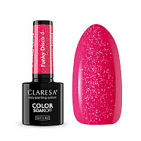 Гел лак розово Claresa 4 Funky Disco Pink Fever 5g   