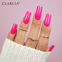 Гел лак розово Claresa 4 Funky Disco Pink Fever 5g   