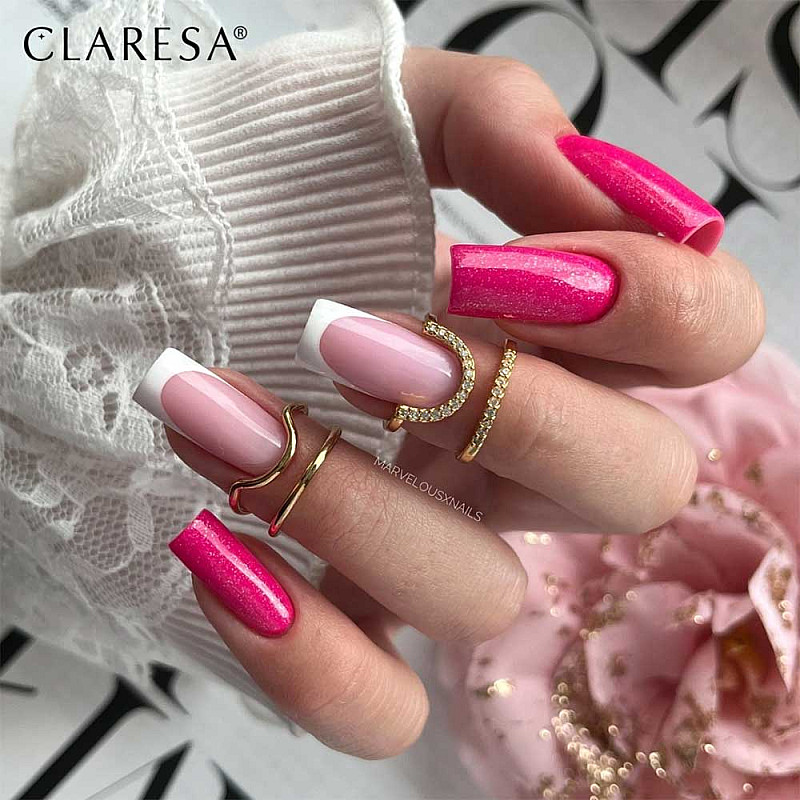 Гел лак розово Claresa 4 Funky Disco Pink Fever 5g   