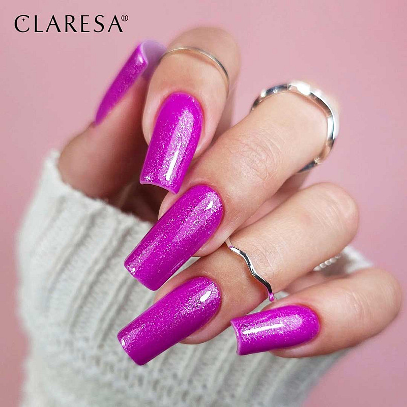 Гел лак лилаво Claresa 5 Funky Disco Violet Vinyl  5g   