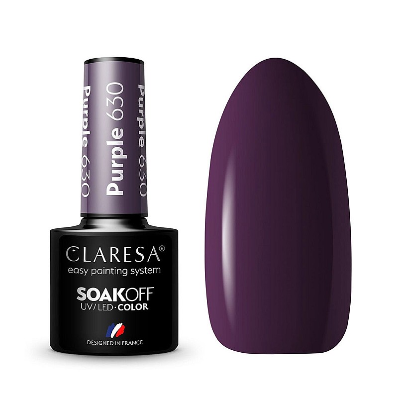 Гел лак CLARESA 630 Purple 5g