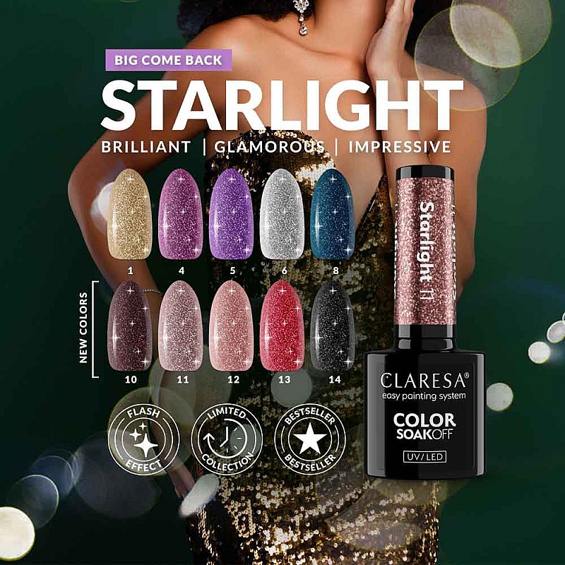 Гел лак CLARESA 11 Starlight 5g