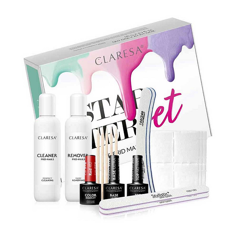 Стартов комплект за гел лак Claresa Starter Set 